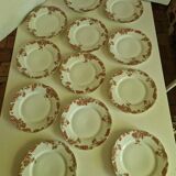 Lot of 11 Porcelain Dinner Plates Plus Presentation Dish Manufactured