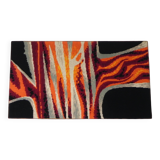 Vintage wall hanging, tapestry Fire 76 x 135 cm, 70s