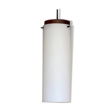 Vintage teak pendant lamp and acrylic glass