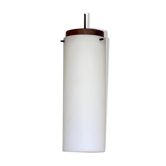 Vintage teak pendant lamp and acrylic glass