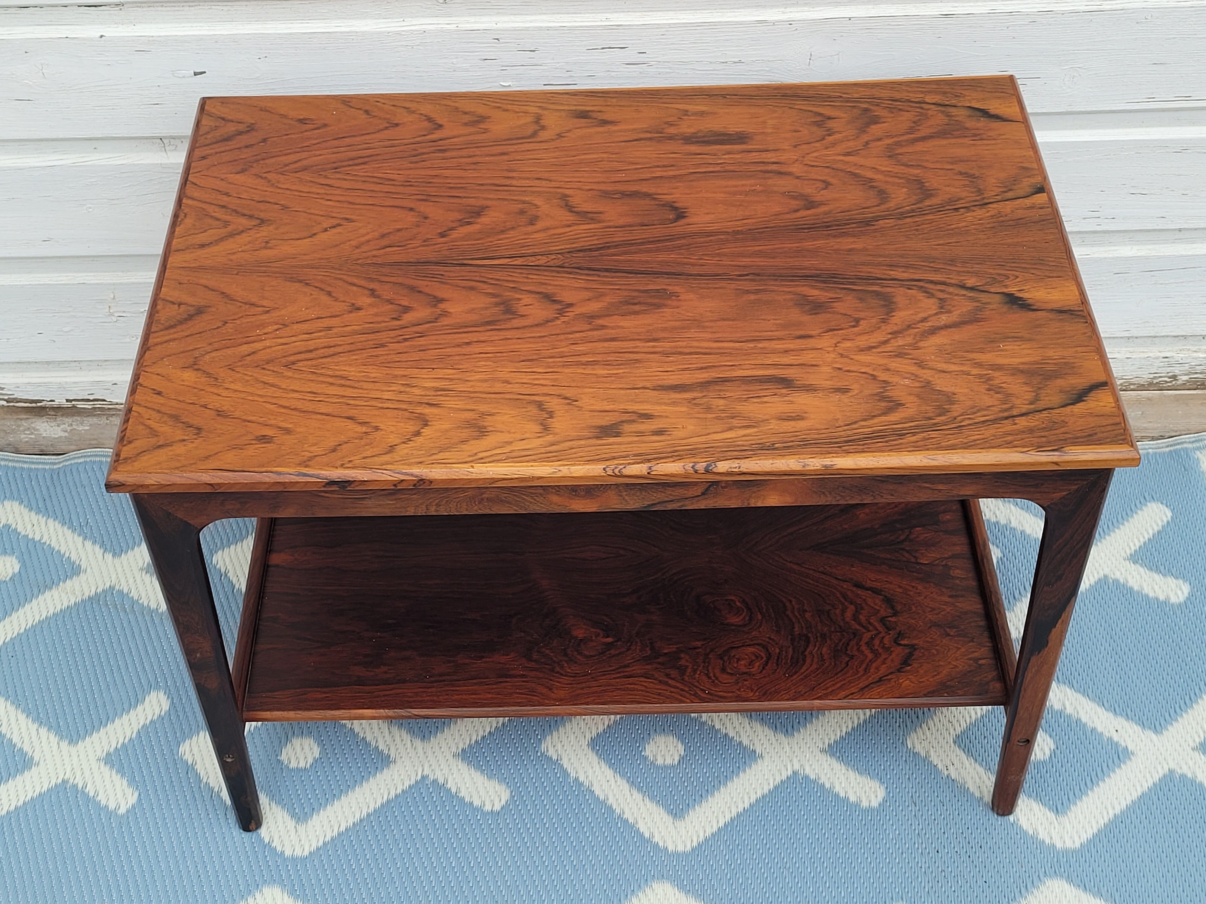 Table basse danoise en palissandre 1960 " danish furniture makers "