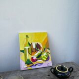 Nature morte huile sur toile