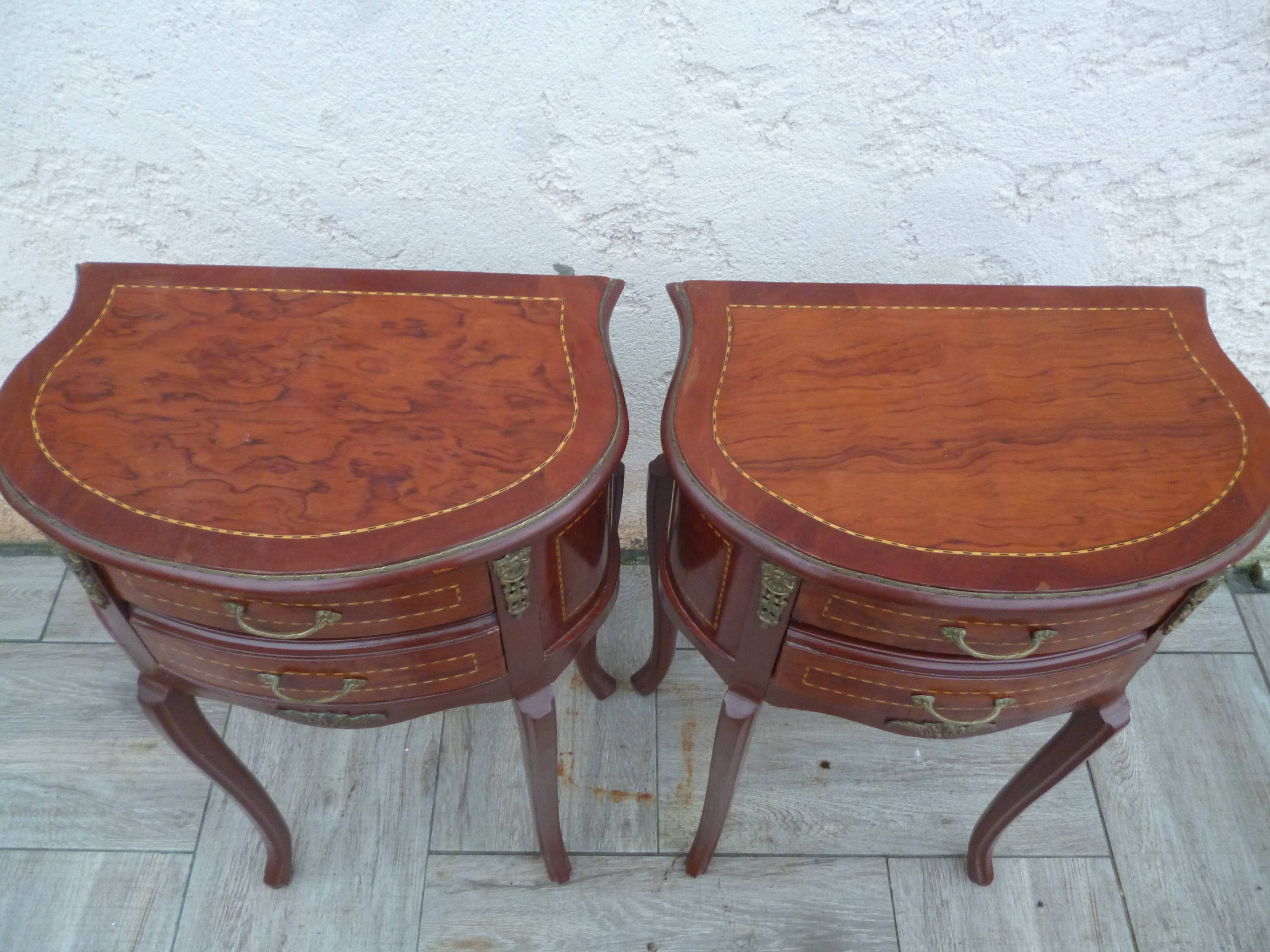 Paire de  chevets style Louis XV