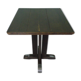 Wooden bistro table from the 50s