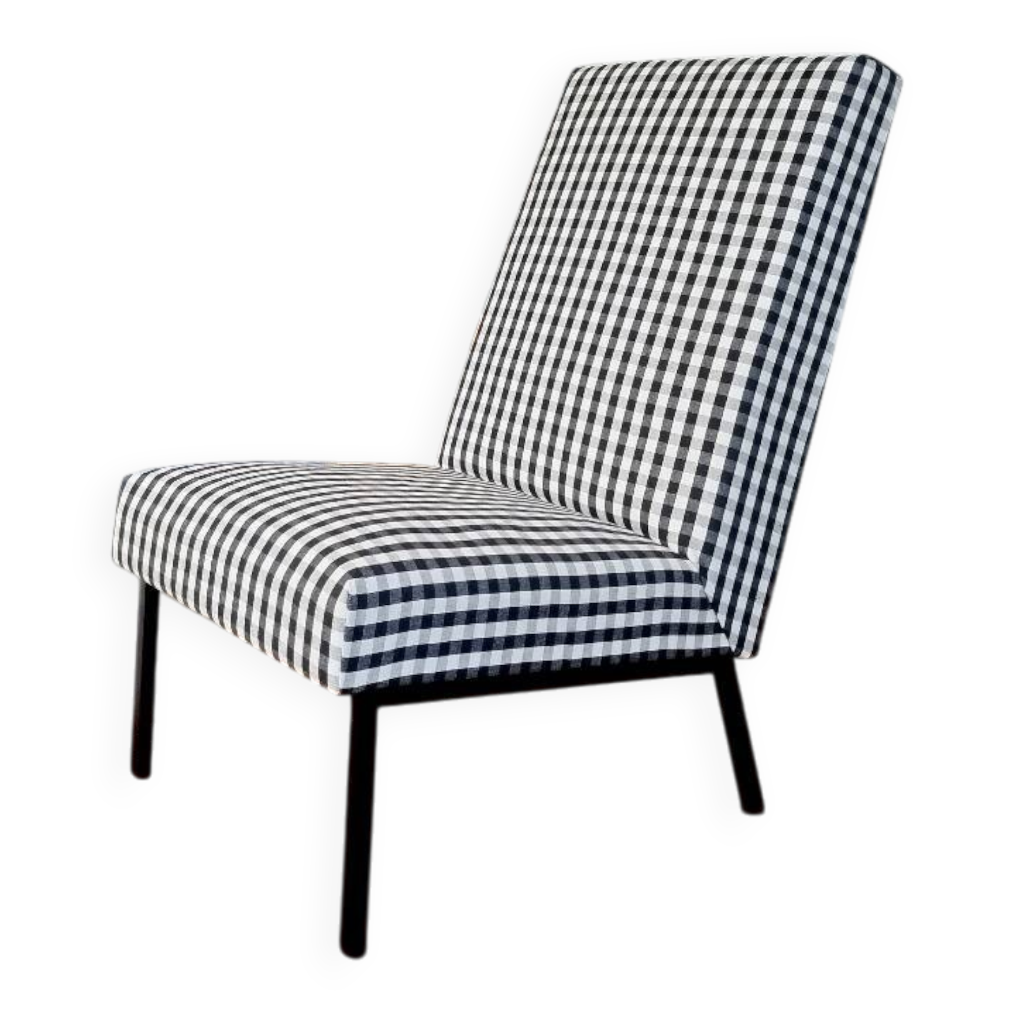 Vintage gingham armchair