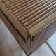 Buffet in rattan and vintage split bamboo