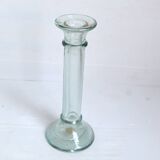 Glass candle holder
