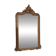 Antique Louis Philippe mirror with a pediment.