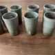 Mugs en grès émaillé vintage