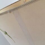 Handmade vintage oval lampshade