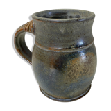 Blue sandstone pot signed