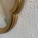 Vintage mirror 1960 Belgian rocaille style gilded wood - 76 x 55cm