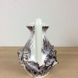 Vintage ceramic organic vase, signed