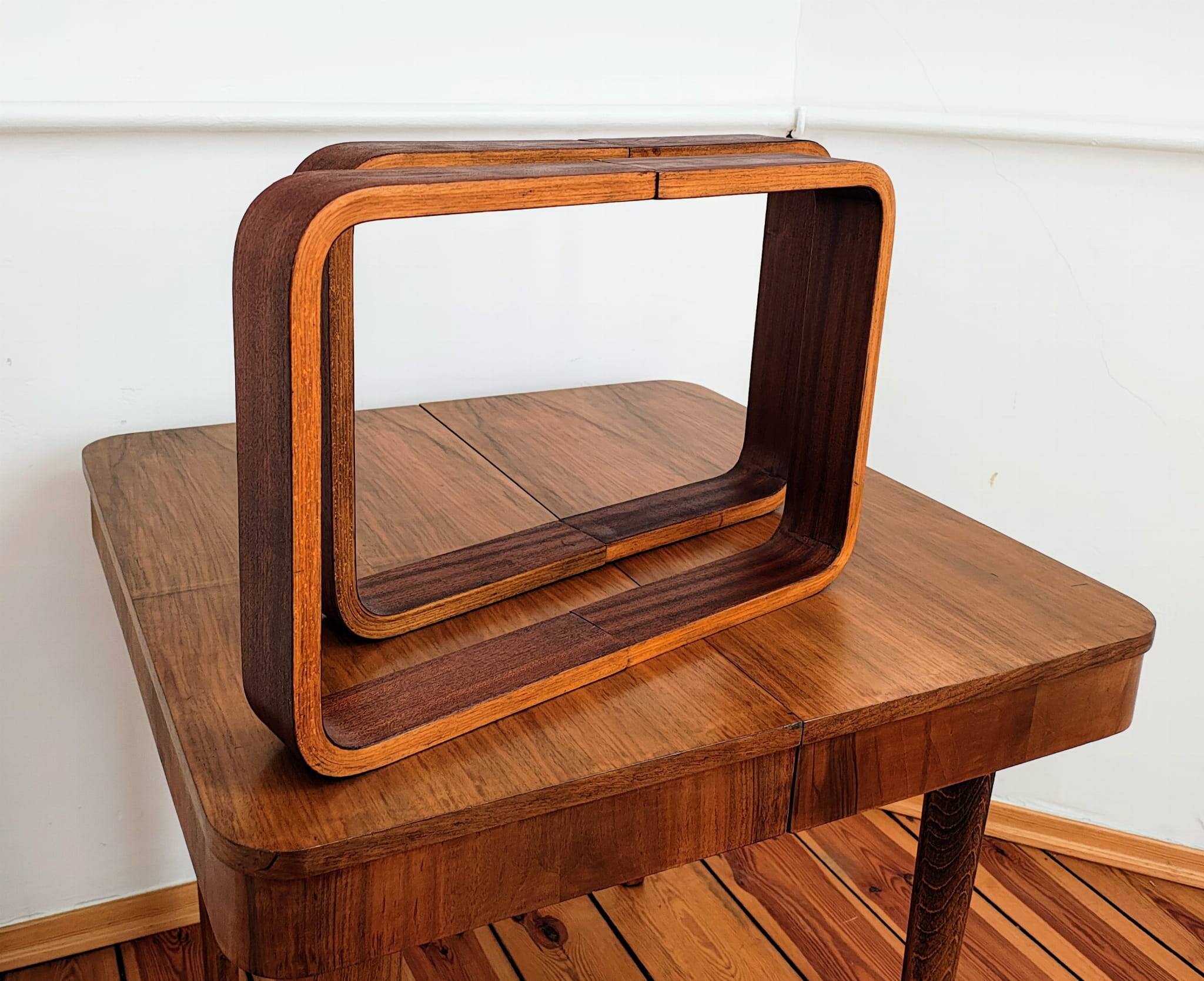 Czech Decorative Shelves attributed to Ludvik Volak for Drevopodnik Holesov