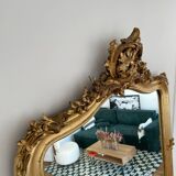 Antique gilded mirror