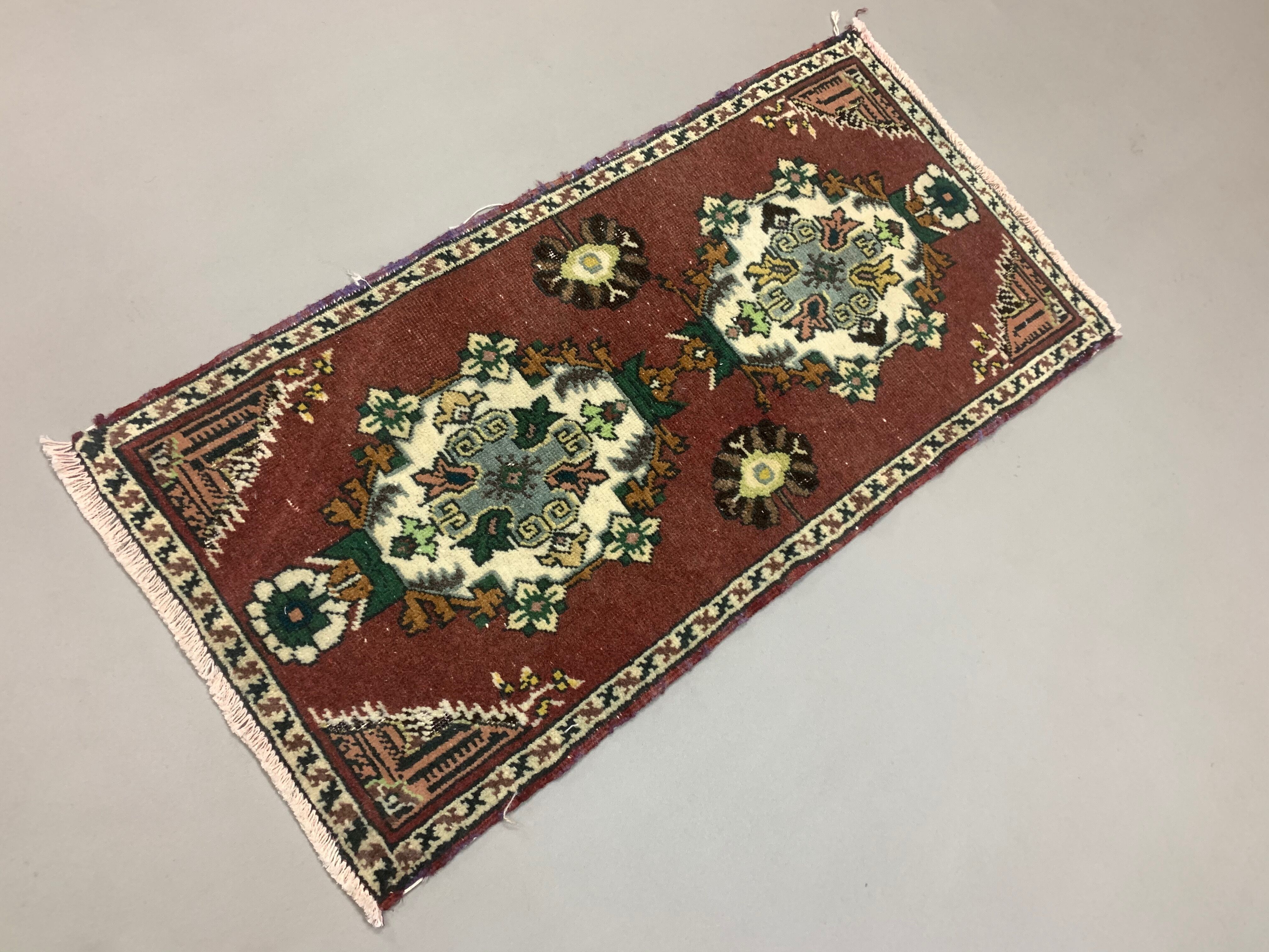Turkish rug 95x45 cm