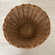 Rattan wastepaper basket 1950.