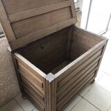 Large antique wooden chest