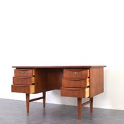 Mid-Century Danish Teak Executive Desk, 1960s.