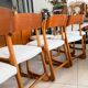 Set of 6 vintage Baumann sled chairs