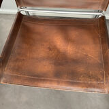 'Klinte' armchair for Ikea, chrome & leather design Tord Bjorklund 1970s chair