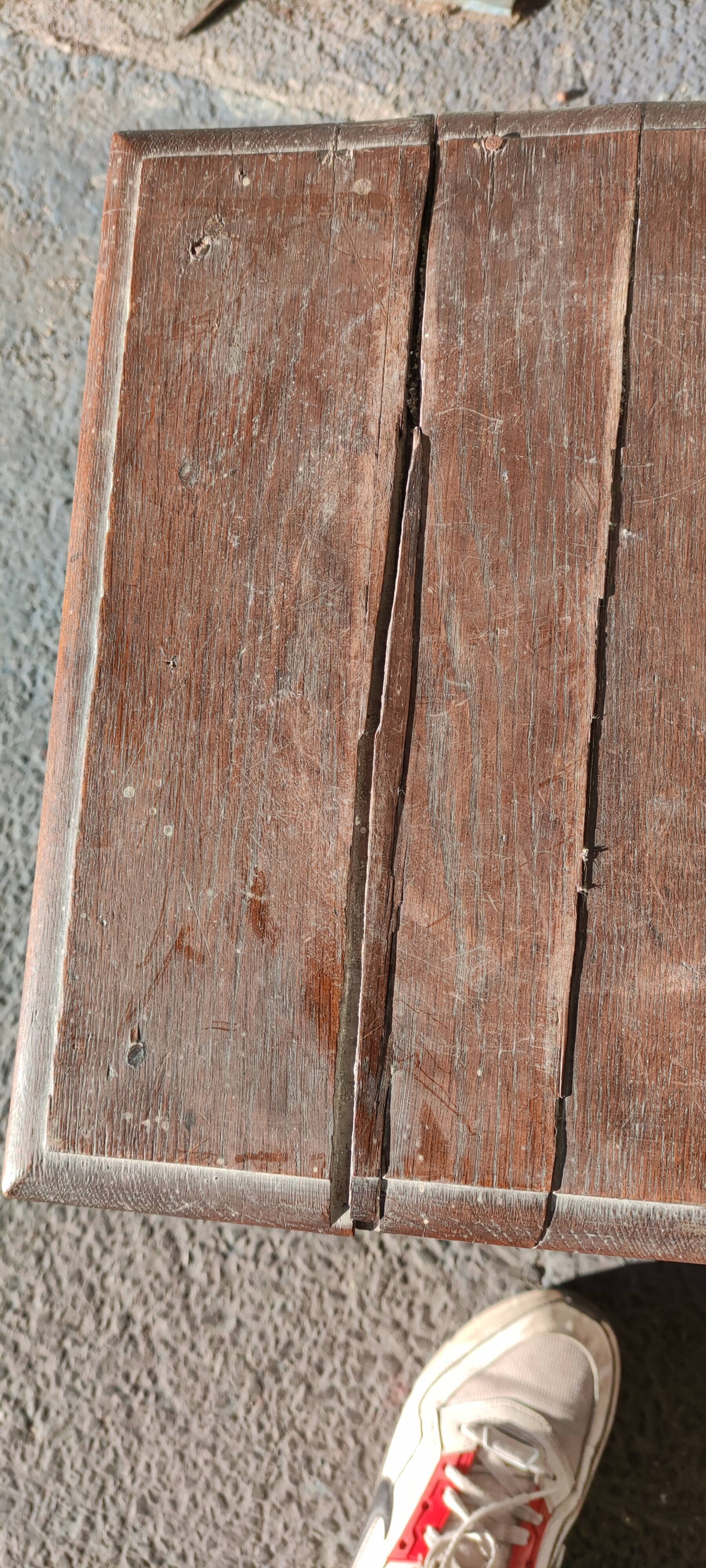 Pair of wooden stools