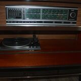 Hifi grundig furniture string from the 70s record player and radio