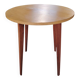 Guéridon vintage moderniste à pieds effilés table d'appoint années 50