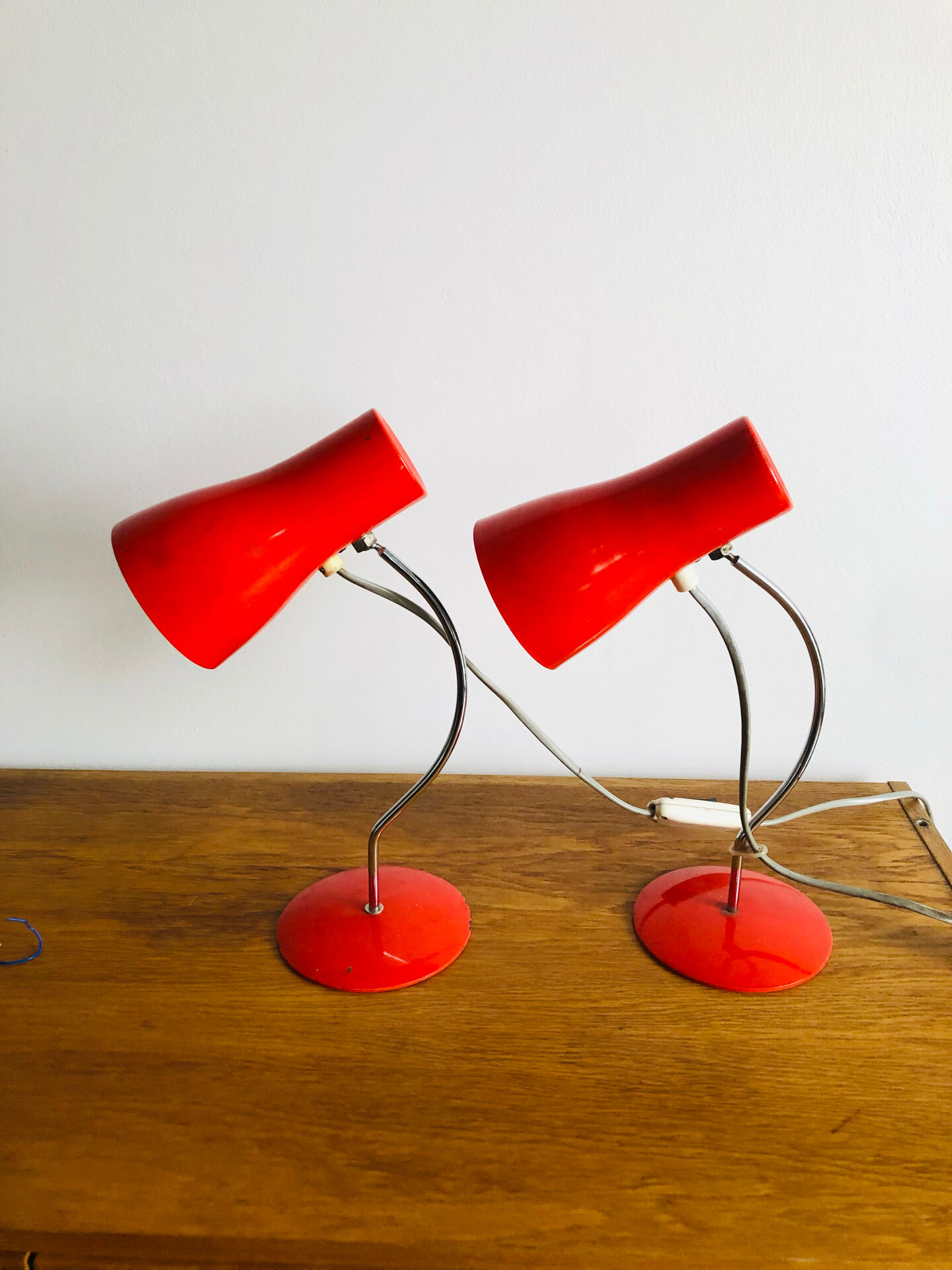 Paire de lampes Hurka