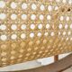Vintage Wooden Cane Armchair by Branko Ursic: Mid-Century Lounge Chair
