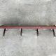 Vintage wall coat rack - 4 hooks