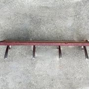 Vintage wall coat rack - 4 hooks