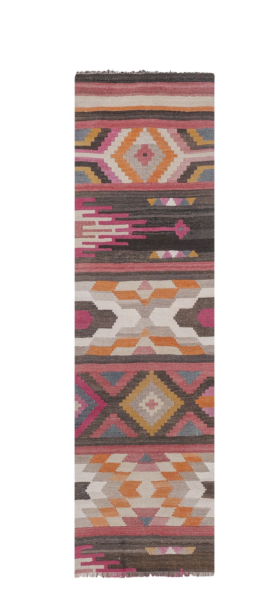 Tapis vintage turc de Oushak, tissé à la main 78x274 cm
