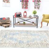 Classic soft blue carpets 216x117cm