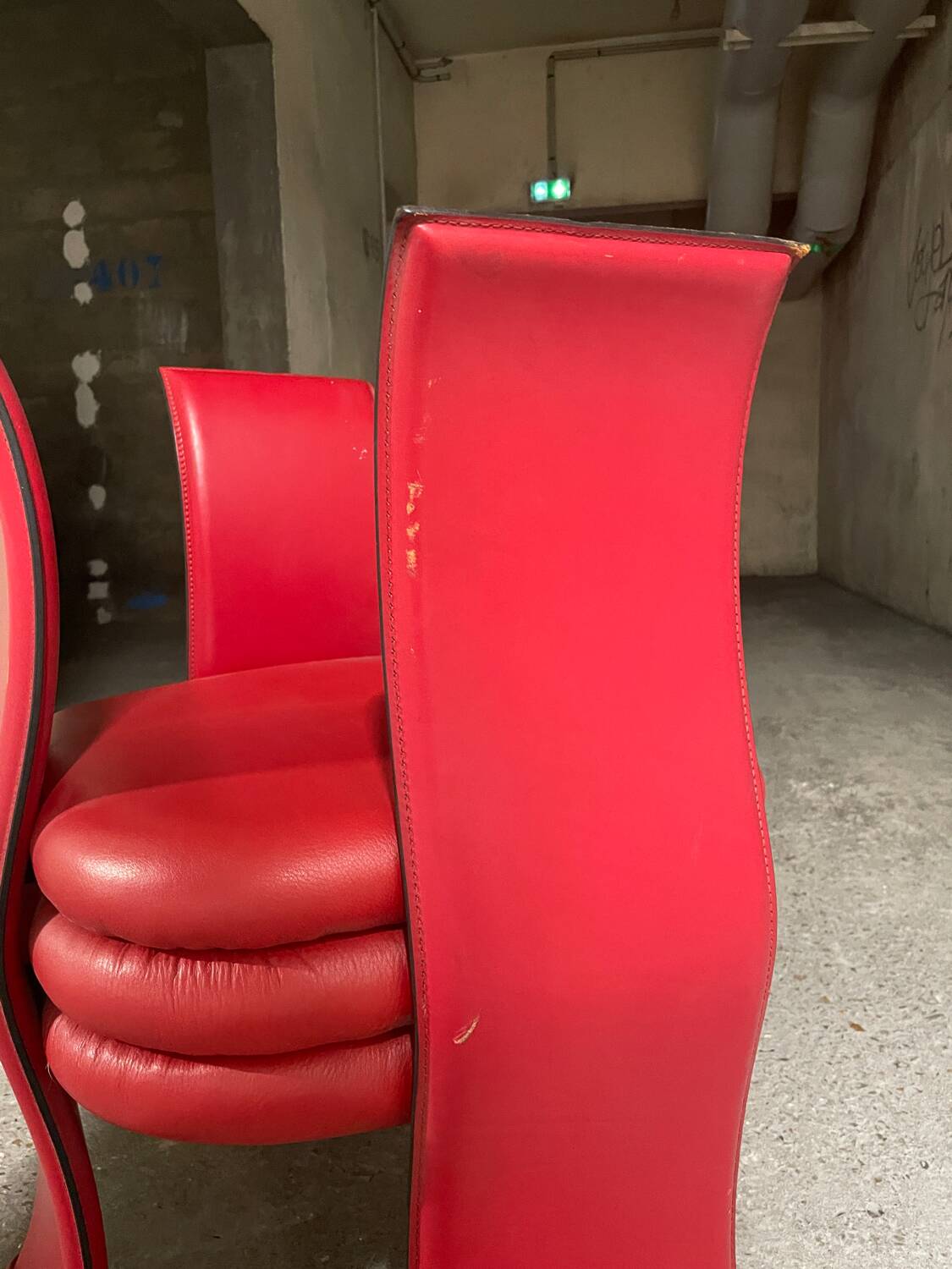 Italian postmodernist armchair, 1980