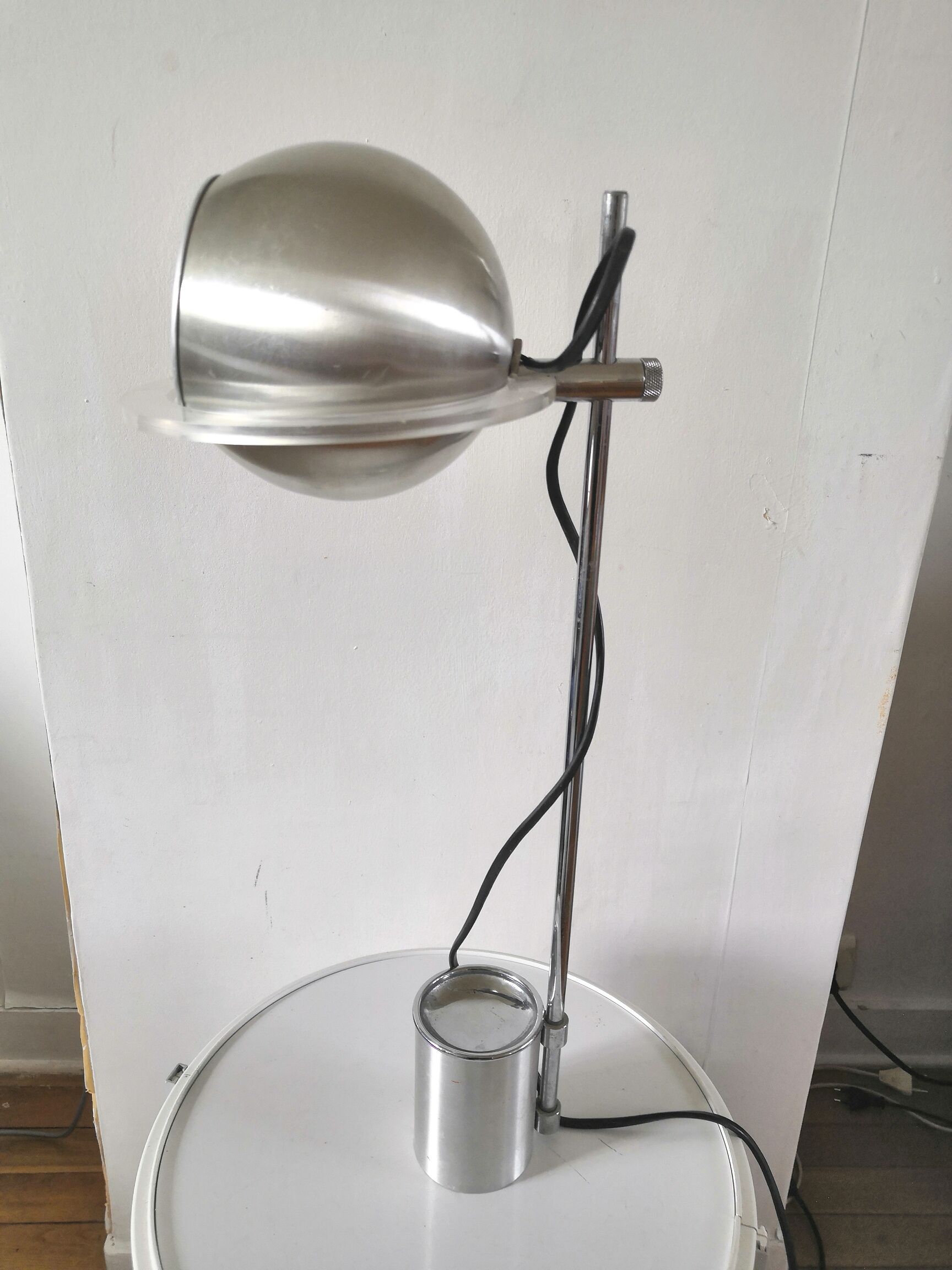 Ashtray lamp eyeball design 70s