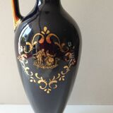Navy Blue Porcelain Soliflore Vase - Coronetti Cunardo Italy