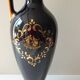 Navy Blue Porcelain Soliflore Vase - Coronetti Cunardo Italy