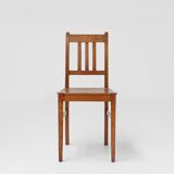Wooden geometric chair , France ca. 1940