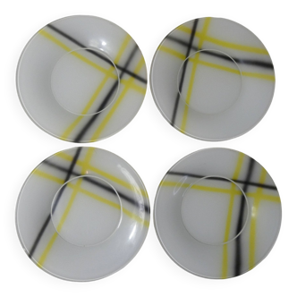 4 assiettes plates Duralex