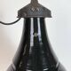 Industrial Black Enamel Bauhaus Pendant Lamp, 1930s