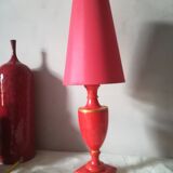 Italian-style lamp in red marble
