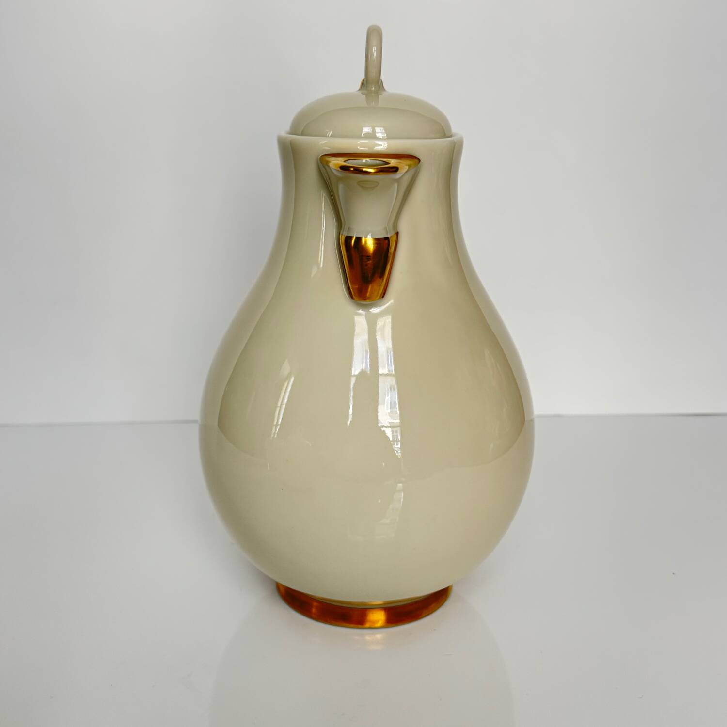 Art Deco style coffee and tea service, Ruhlmann model, Maison Vignaud, Limoges