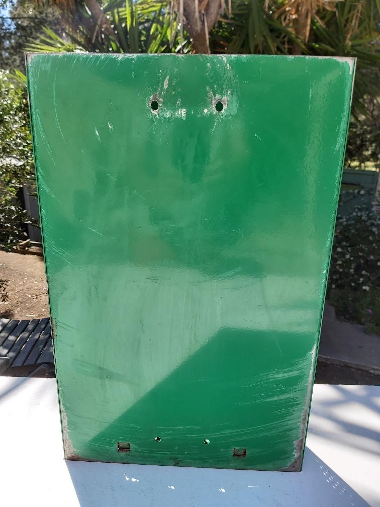 Public metal garden bin