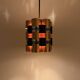 Lampe suspendue en laiton Coronell Elektro vintage de Werner Schou