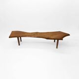 Live Edge Vintage Tree Coffee Table 1960s Wood 1970s