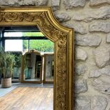 Gold Leaf Gilded Mantelpiece Mirror 152.5cm/125.5cm