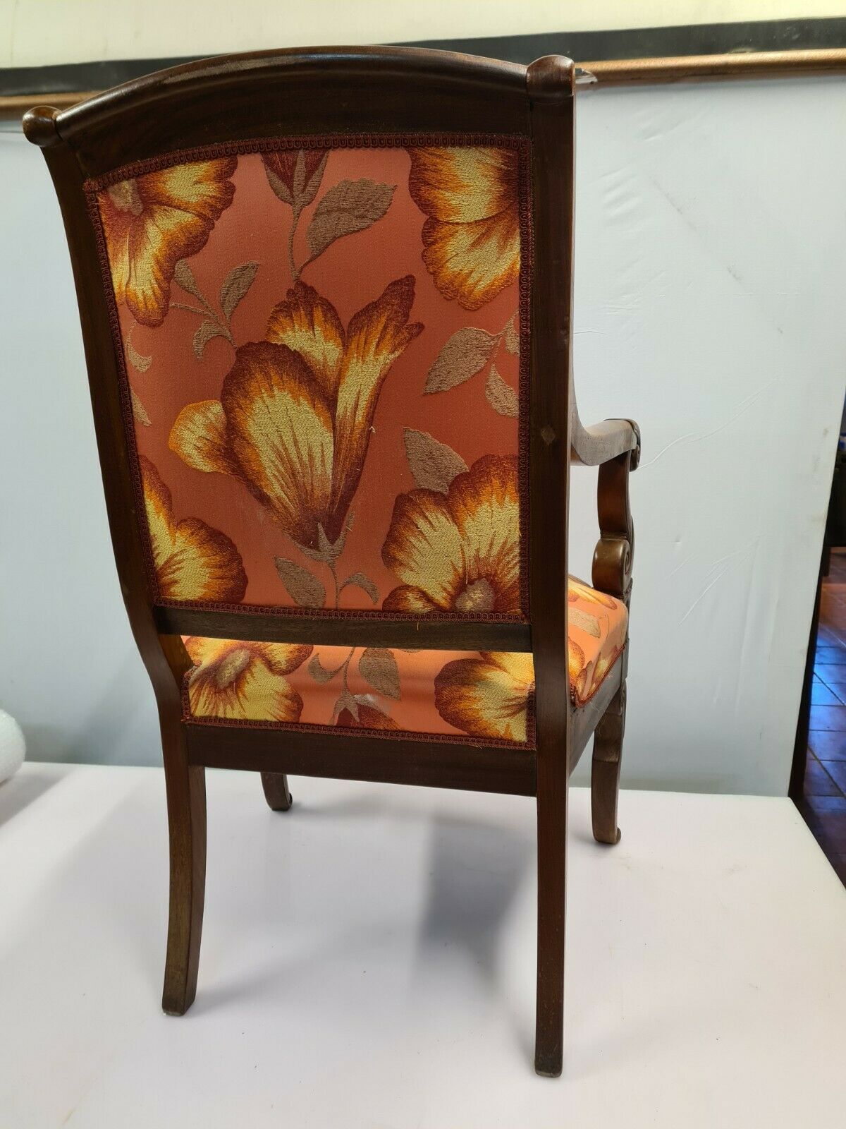 Mahogany armchair