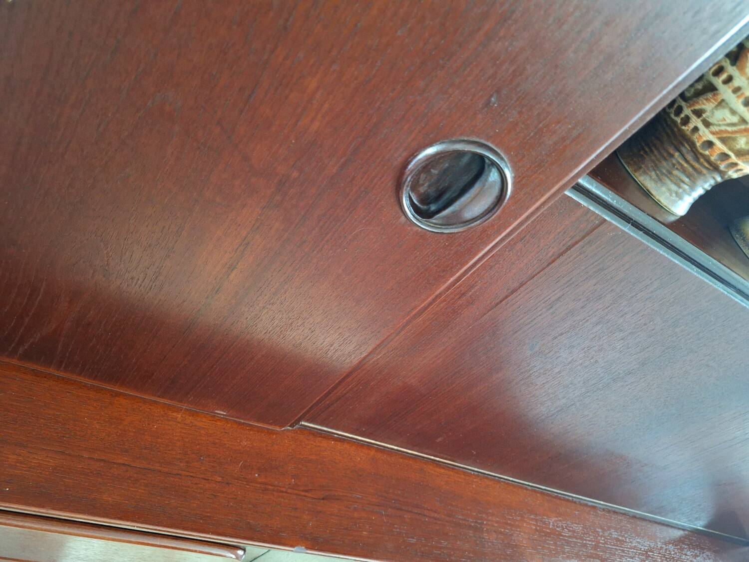 Vintage Louis van Teeffelen sideboard for Wébé, antique secretary buffet