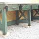 Établi industriel d'atelier 4m ancien